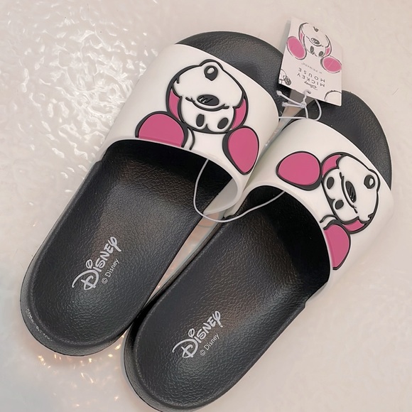NWT Disney “Pop Art” Style Limited Edition Mickey Mouse Slide Sandals - Picture 2 of 6